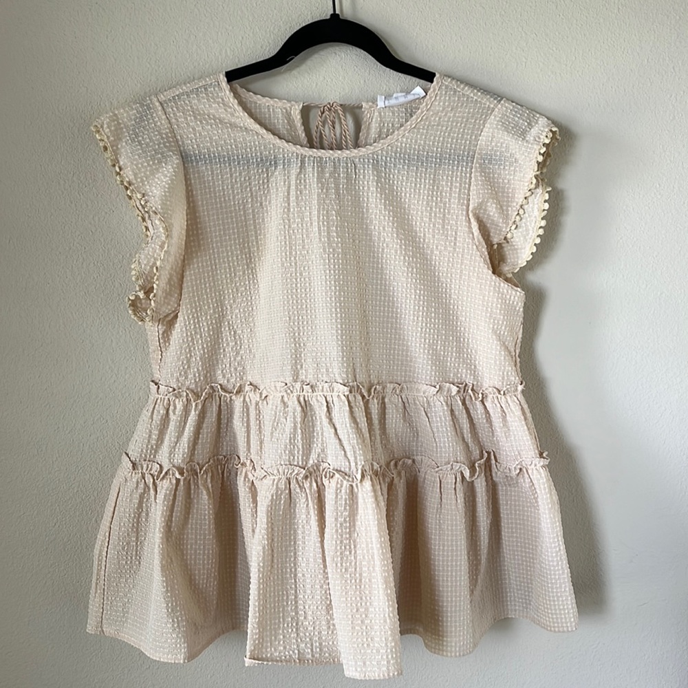 Women’s Yellow Gingham Blouse